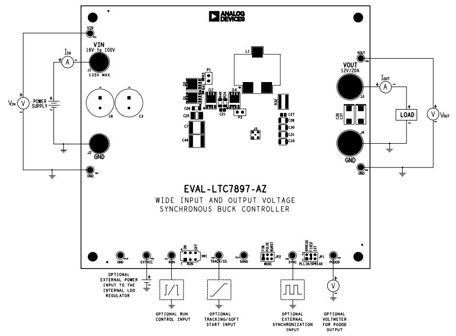 Location Circuit - Analog Devices Inc. EVAL-LTC7897-AZ Evaluation Board